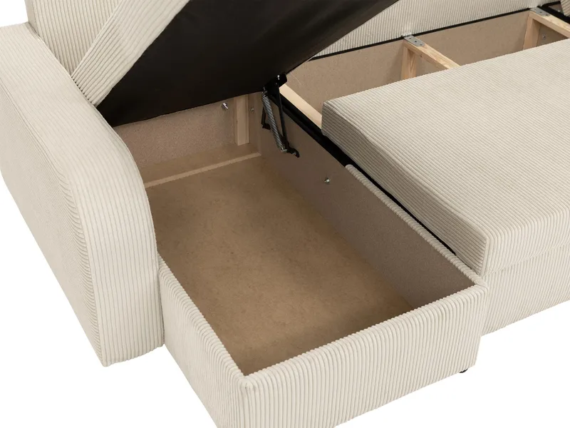 Kintore 4-sits Hörnbäddsoffa Black/Grey - Möbler - Soffa - Bäddsoffa