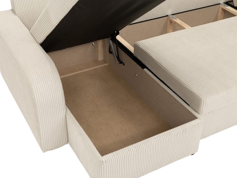 Kintore 4-sits Hörnbäddsoffa Black/Grey - Möbler - Soffa - Bäddsoffa
