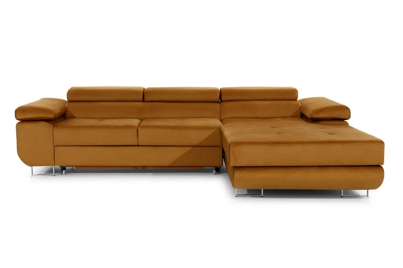 Klinka Bäddsoffa med Divan Höger, Gul
