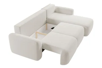 Korfu Bäddsoffa m. Divan 3-sits - Blå - Möbler - Soffa - Bäddsoffa