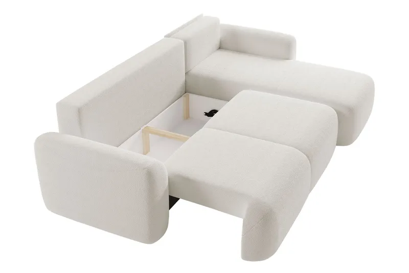 Korfu Bäddsoffa m. Divan 3-sits - Blå - Möbler - Soffa - Bäddsoffa