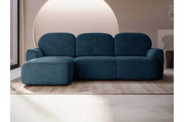 Korfu Bäddsoffa m. Divan 3-sits - Blå - Möbler - Soffa - Bäddsoffa