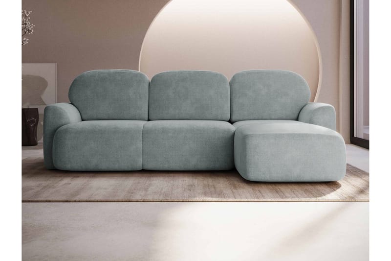 Korfu Bäddsoffa m. Divan 3-sits - Grå - Möbler - Soffa - Bäddsoffa