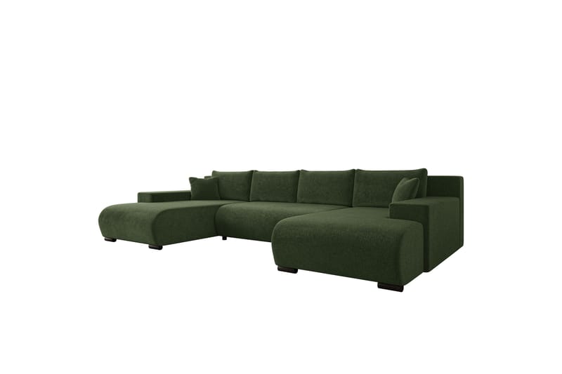 Krysen Bäddsoffa Dubbeldivan 4-sits, Grön