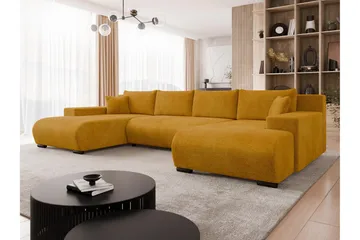 Krysen Bäddsoffa Dubbeldivan 4-sits - Gul - Möbler - Soffa - Bäddsoffa