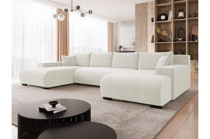 Krysen Bäddsoffa Dubbeldivan 4-sits - Vit - Möbler - Soffa - Bäddsoffa