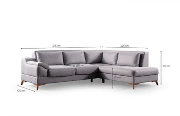Lepinas 5-sits Hörnsoffa - Möbler - Soffa - Bäddsoffa