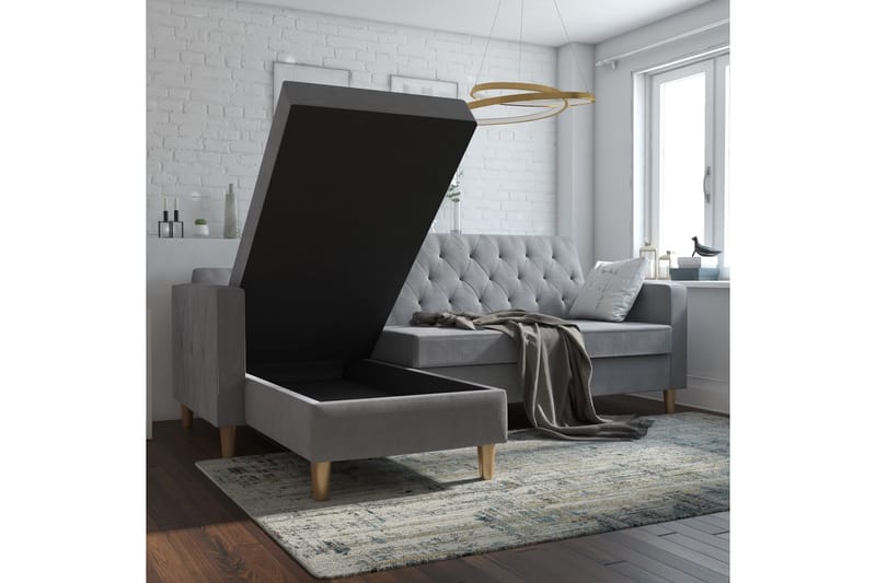 Liberty Divanbäddsoffa Grå - CosmoLiving - Möbler - Soffa - Bäddsoffa - Bäddsoffa divan