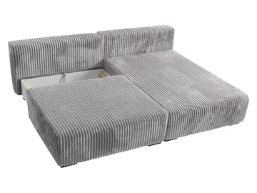 Lorynn 3-sits Bäddsoffa med divan - grå - Möbler - Soffa - Bäddsoffa