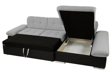 Malwi U-Bäddsoffa 278x162x76 cm - Grå/Vit - Möbler - Soffa - Bäddsoffa