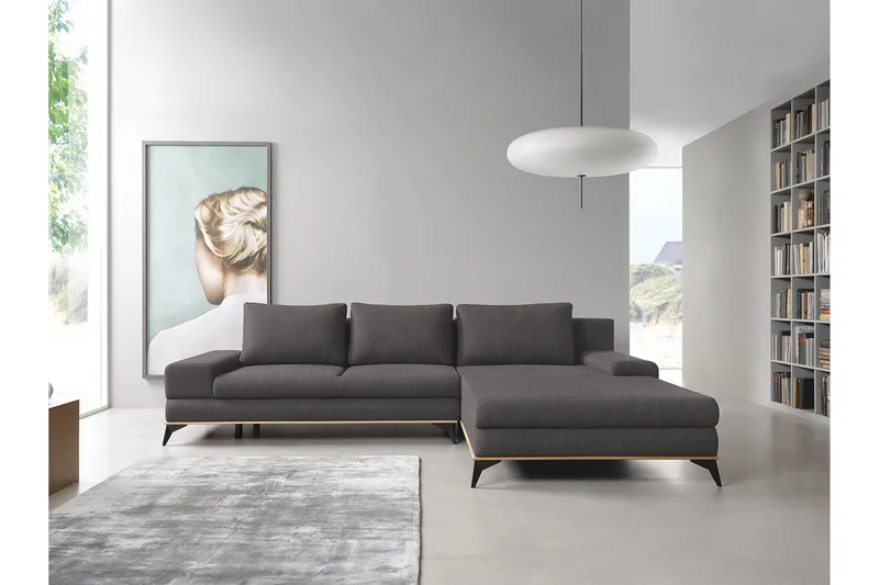 Manila Divanbäddsoffa 315x212x87 cm - Grå - Möbler - Soffa - Bäddsoffa