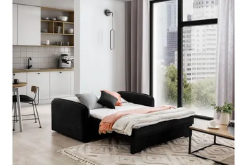 Manita Bäddsoffa med Förvaring 2-sits - Svart - Möbler - Soffa - Bäddsoffa