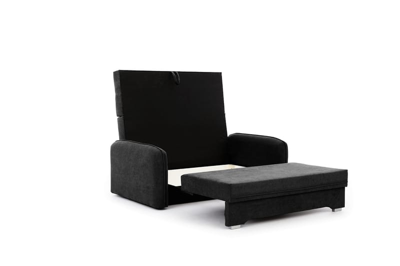 Manita Bäddsoffa med Förvaring 2-sits - Svart - Möbler - Soffa - Bäddsoffa