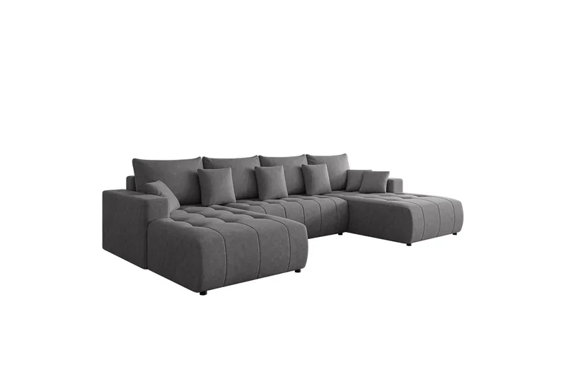 Mardon Bäddsoffa Dubbeldivan 4-sits, Grå
