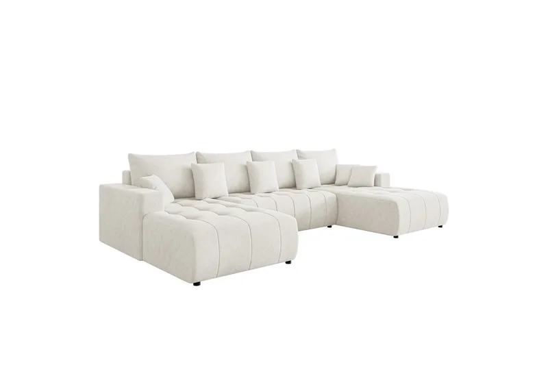 Mardon Bäddsoffa Dubbeldivan 4-sits, Vit