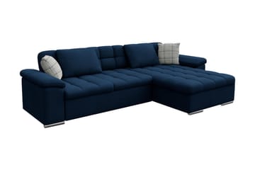 Margretetorp 3-sits Hörnbäddsoffa - Blå - Möbler - Soffa - Bäddsoffa