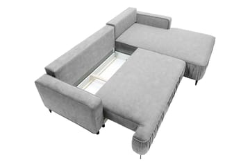 Marisana Bäddsoffa m. Divan 3-sits - Rosa - Möbler - Soffa - Bäddsoffa