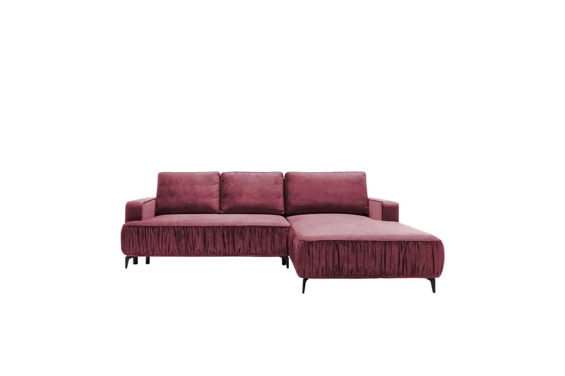 Marisana Bäddsoffa m. Divan 3-sits, Rosa