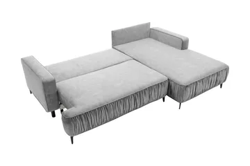 Marisana Bäddsoffa m. Divan 3-sits - Svart - Möbler - Soffa - Bäddsoffa