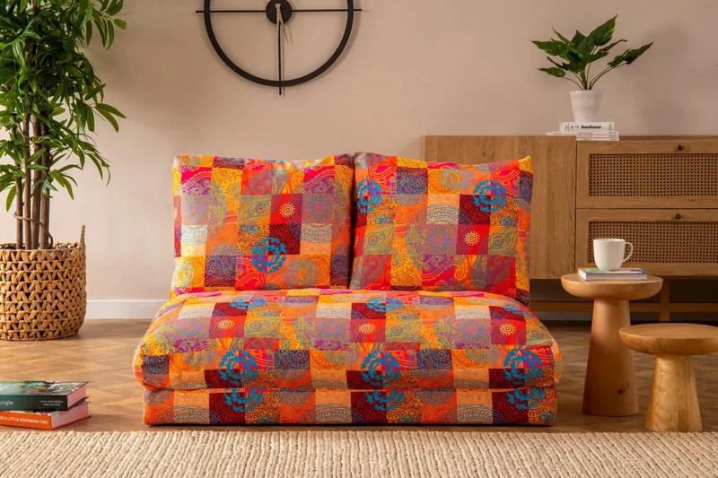 Maydena Bäddsoffa 2-sits 185x120 cm, Flerfärgad