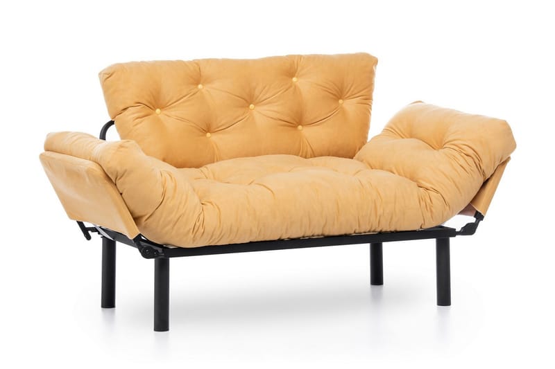 Mezonzo 2-sits Bäddsoffa - Gul - Möbler - Soffa - Bäddsoffa