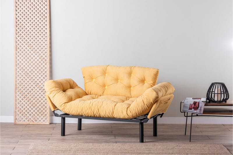 Mezonzo 2-sits Bäddsoffa - Gul - Möbler - Soffa - Bäddsoffa