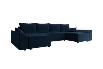 Midfeld 4-sits Hörnbäddsoffa blue - Möbler - Soffa - Bäddsoffa