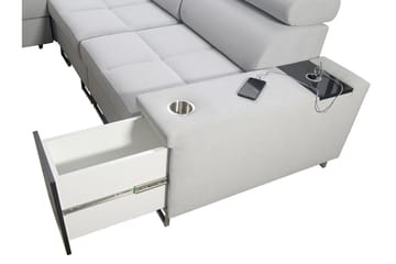 Morenia 4-sits Hörnbäddsoffa Vänster - Svart - Möbler - Soffa - Bäddsoffa