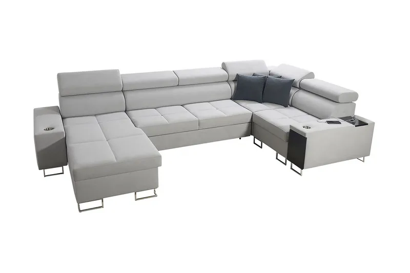 Morenia 4-sits Hörnbäddsoffa Vänster, Vit