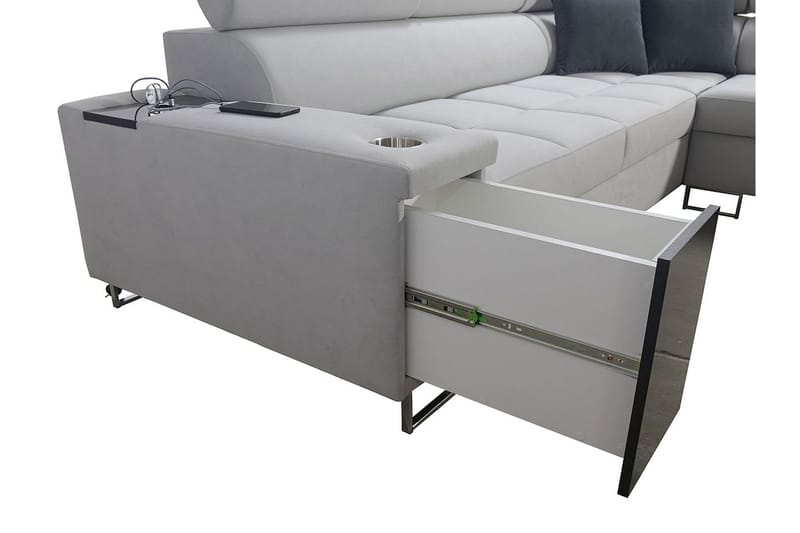 Morenia Bäddsoffa m. Schäslong L-formad - Möbler - Soffa - Bäddsoffa