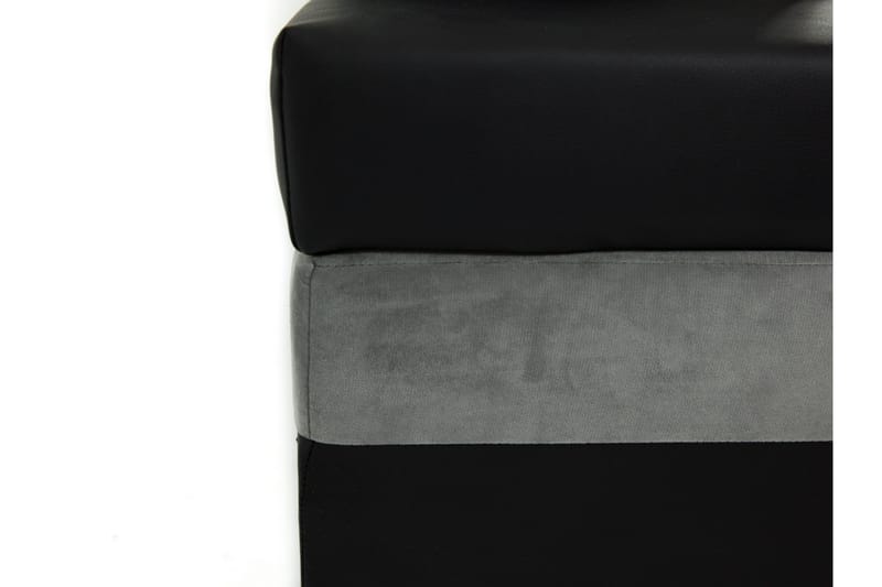 Naoma 3-sits Bäddsoffa med Divan L-formad Vänster med Förvar - Sammet/Grå - Möbler - Soffa - Bäddsoffa