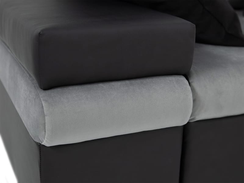 Naoma 4-sits Bäddsoffa divan höger med förvaring - grå - Möbler - Soffa - Bäddsoffa