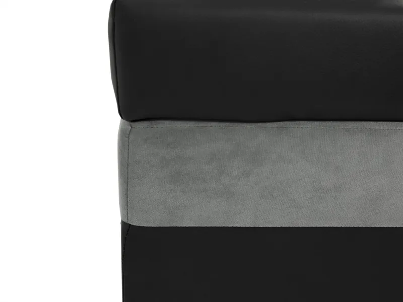 Naoma 4-sits Bäddsoffa divan höger med förvaring - grå - Möbler - Soffa - Bäddsoffa