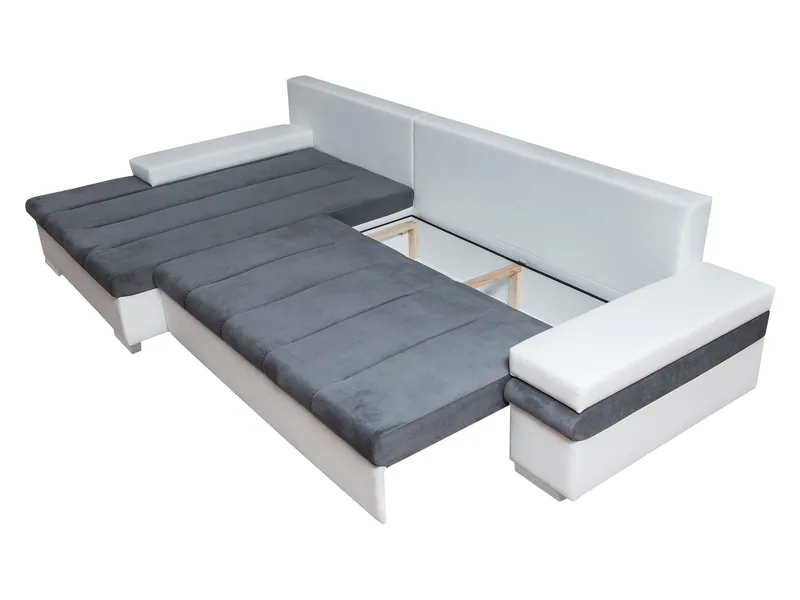 Naoma 4-sits Bäddsoffa divan vänster med förvaring - Möbler - Soffa - Bäddsoffa