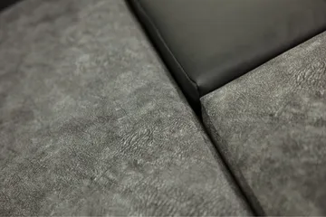 Naoma Bäddbar Hörnsoffa Universal 135x216 cm med Förvaring i Sammet - Rosa|Grå - Möbler - Soffa - Bäddsoffa