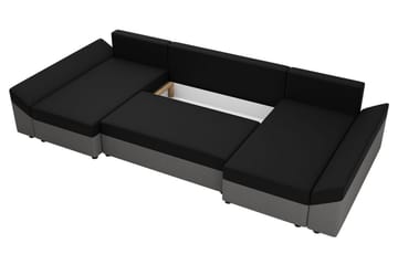 Ovadia 5-sits Bäddsoffa - Röd/Svart - Möbler - Soffa - Bäddsoffa