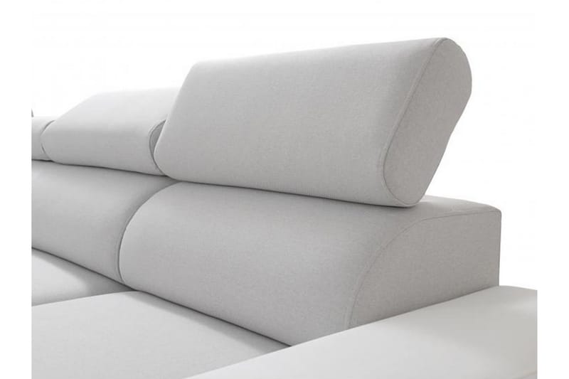 Perseo Divanbäddsoffa 358x282x95 cm LED-belysning - Grå/Vit - Möbler - Soffa - Bäddsoffa