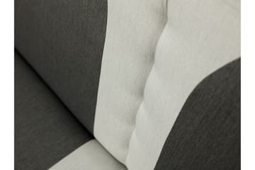 Pinto 3-sits Rektangulär Bäddsoffa i Tyg - Röd|Svart - Möbler - Soffa - Bäddsoffa