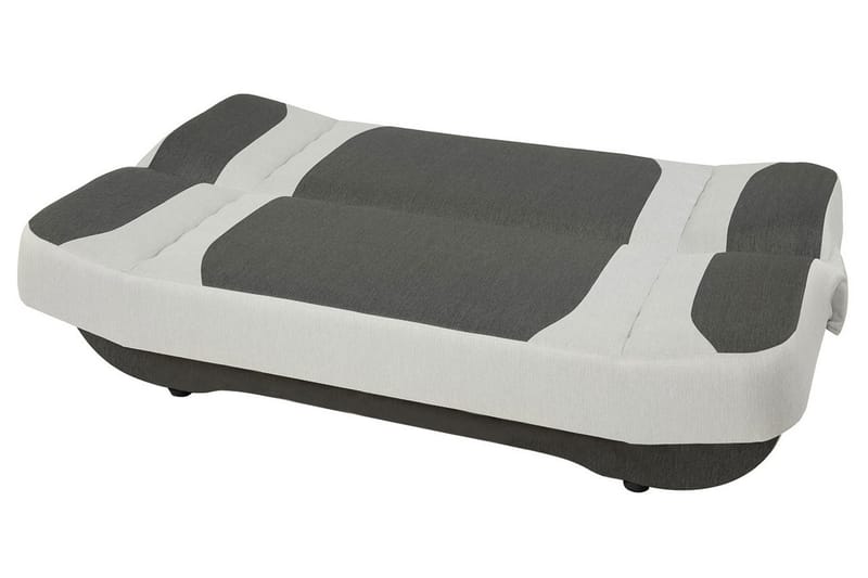 Pinto 3-sits Rektangulär Bäddsoffa i Tyg - Röd|Svart - Möbler - Soffa - Bäddsoffa