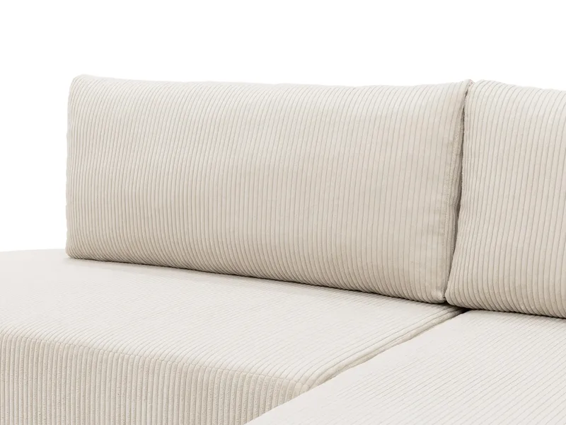 Pryda 4-sits Bäddsoffa divan vänster med förvaring - brun - Möbler - Soffa - Bäddsoffa