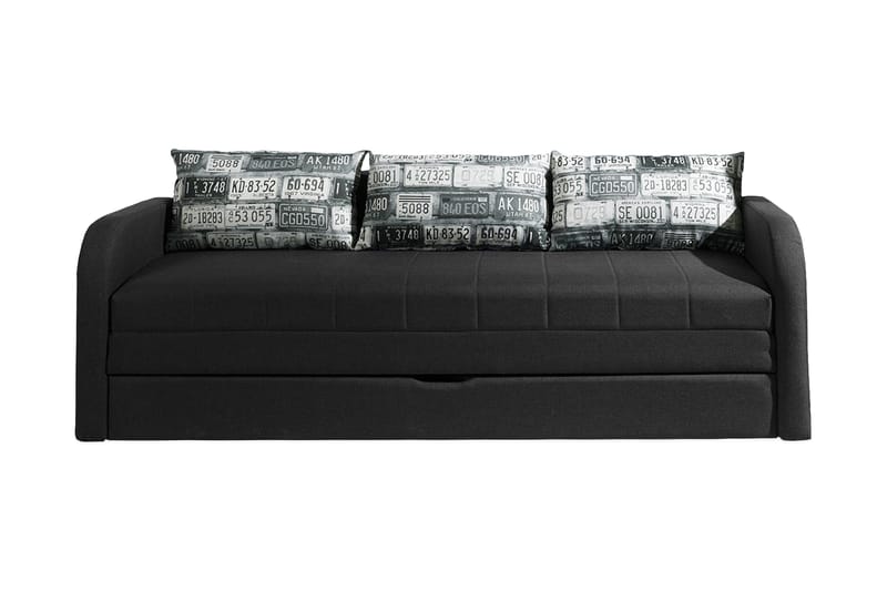 Rafal Bäddsoffa 208x76x75 cm, Svart