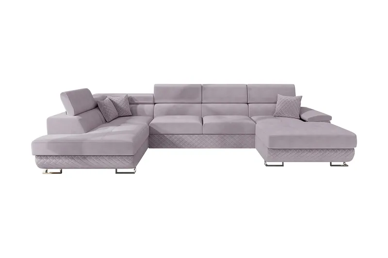 Reginia 5-sits Bäddsoffa Vänster, Rosa