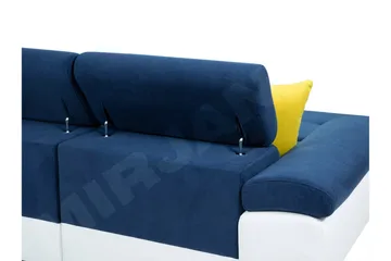 Reginia Bäddsoffa m. Divan och Schäslong Förvaring 4-sits - Grå - Möbler - Soffa - Bäddsoffa