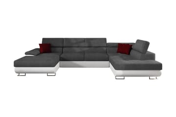 Reginia Bäddsoffa m. Divan och Schäslong Förvaring 4-sits - Grå - Möbler - Soffa - Bäddsoffa