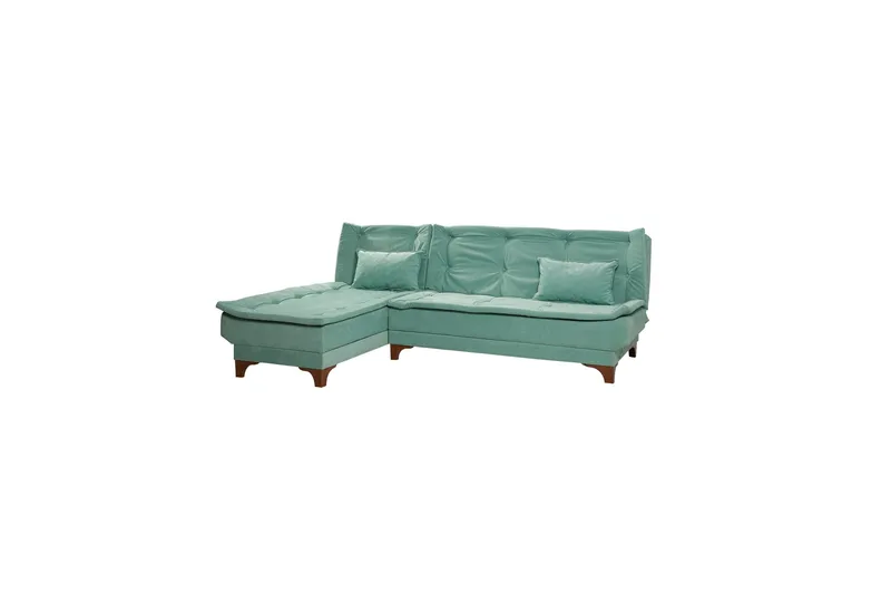 Riversdale Bäddsoffa m. Divan 4-sits, Havsgrön