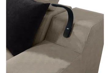 Seginus Bäddsoffa m. Divan Förvaring 3-sits 226x127 - Beige - Möbler - Soffa - Bäddsoffa