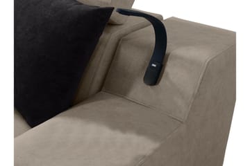 Seginus Bäddsoffa m. Divan Förvaring 3-sits 226x127 - Rosa - Möbler - Soffa - Bäddsoffa