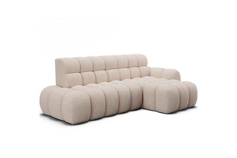 Sektionssoffa Eltap Ceedro 283x165x98 cm - Jarell 20, Beige, Höger - Möbler - Soffa - Bäddsoffa