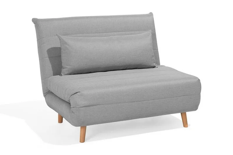 Setten 1-sits Rektangulär Längsbäddad Bäddsoffa 104x172 cm i Tyg, Grå