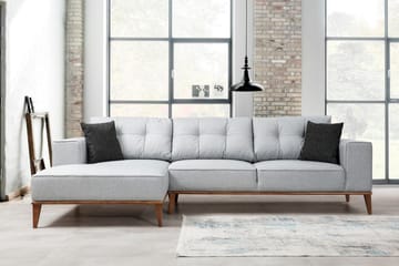 Shallo Bäddsoffa med Divan Vänster - Grå - Möbler - Soffa - Bäddsoffa